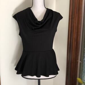 Cable and Gauge | Peplum Short Sleeve Top Size S